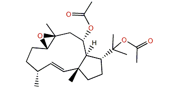 (7R,8R)-7,8-Epoxy-2-dolabellene-10,18-diol diacetate